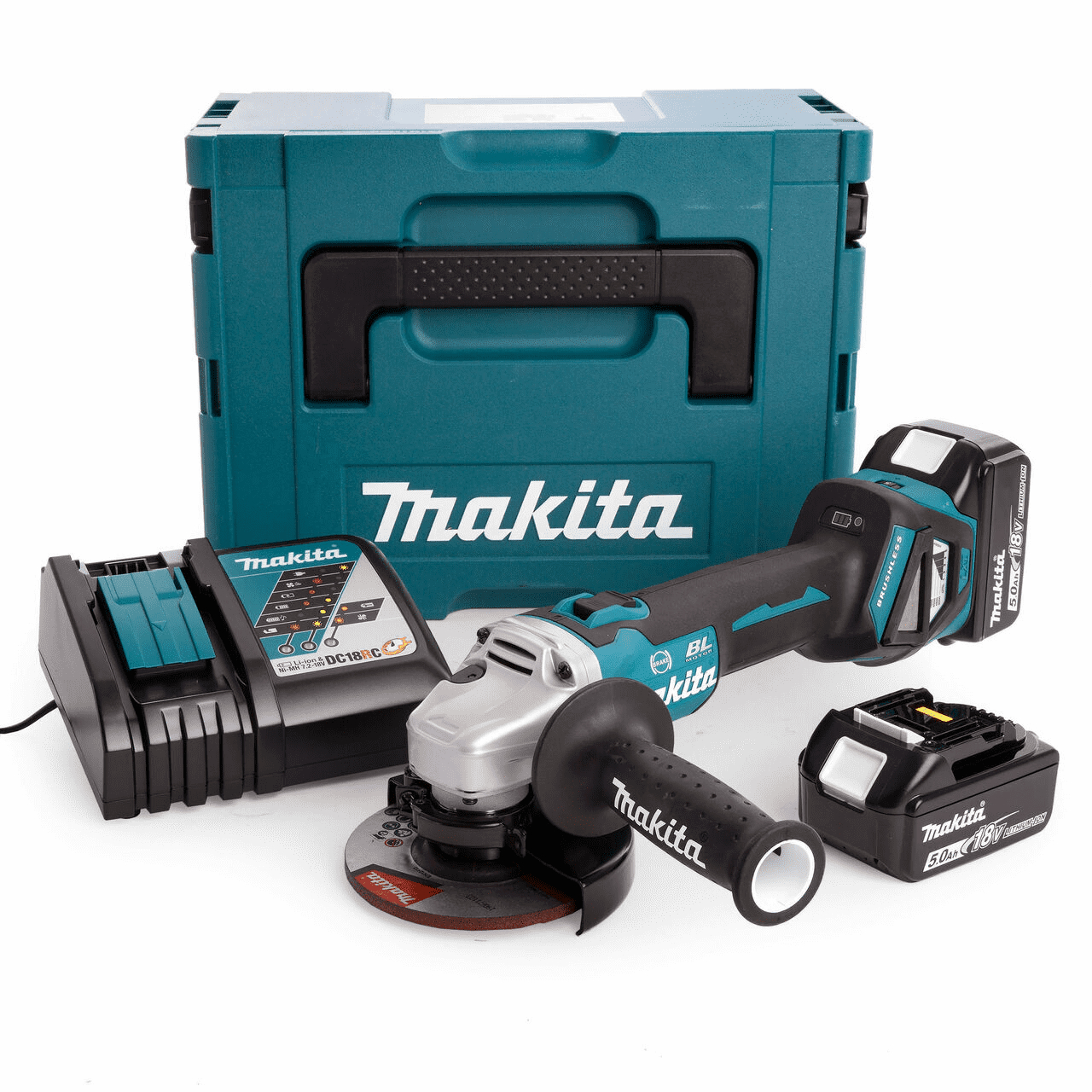 MAKITA DGA513RTJ 18v Angle grinder 5