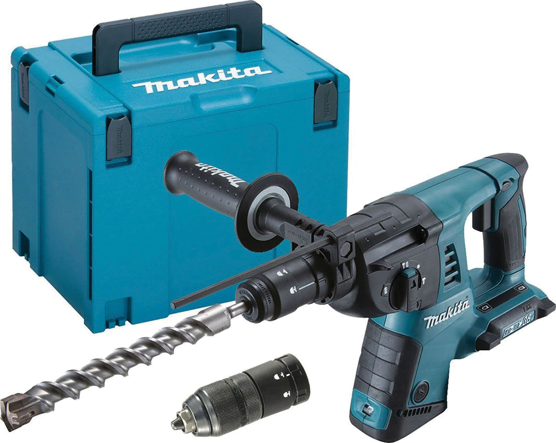 MAKITA DHR264ZJ Twin 18v 3 function hammer - SDS plus
